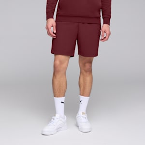 Shorts de trama estilo cargo de 8" para hombre Essentials, Ruby Shimmer, extralarge